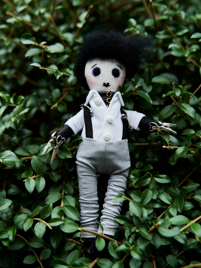 Edward Scissorhands Inspired Decorative Mini Icon Doll