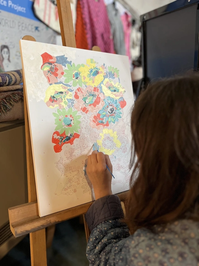 Summer Poppies Paint By Numbers Kit