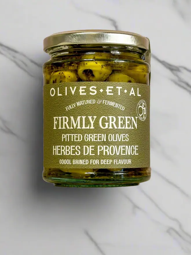 Proper Greek Pitted Green Olives