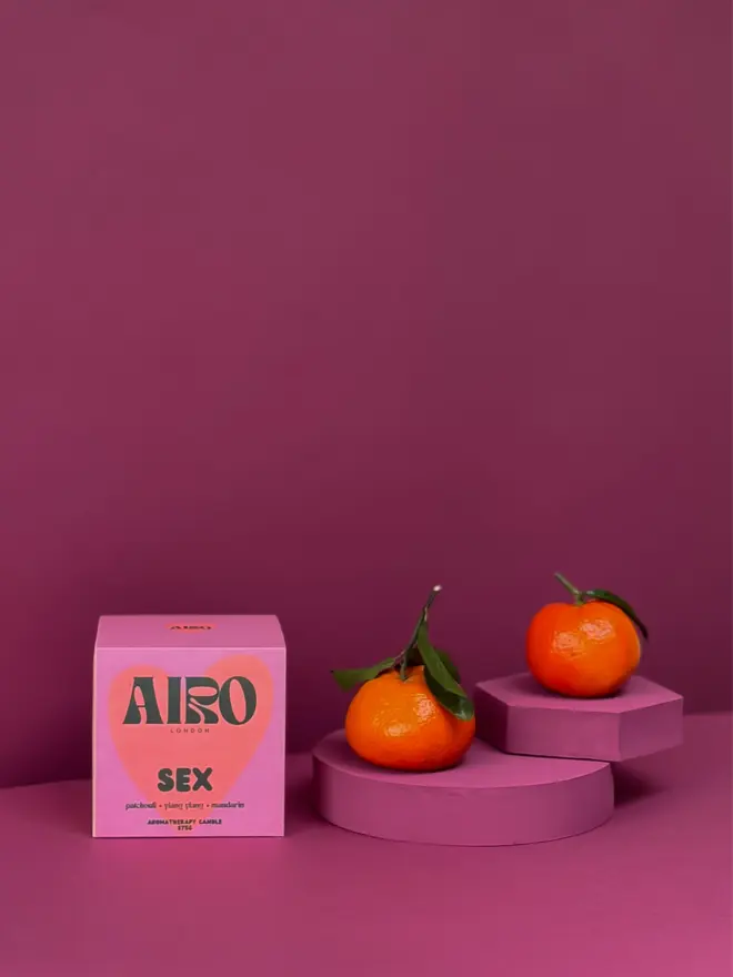 Sex Candle & Glass Set