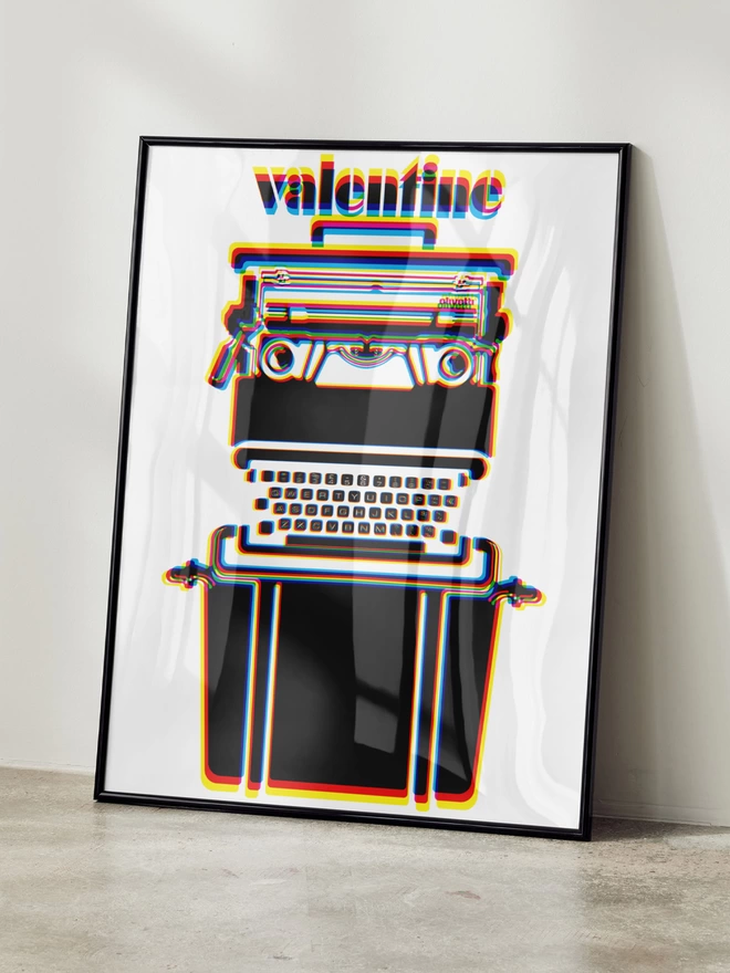 Valentine Typewriter | Giclée Print