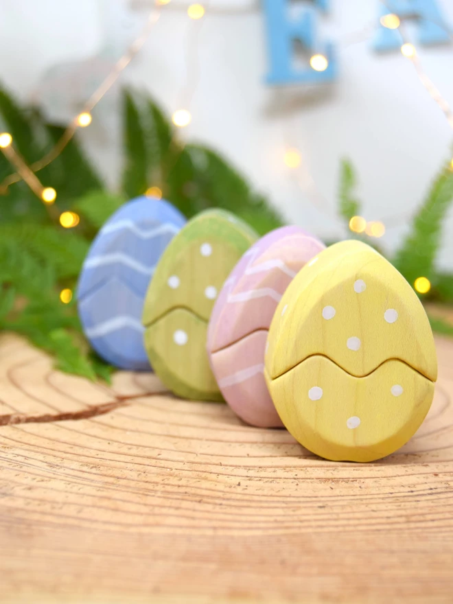 Easter Eggs Wooden Toys