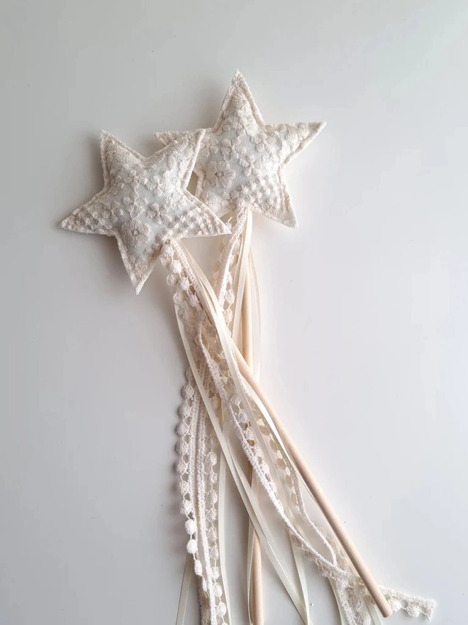 Lucine Lace Cape & Wand Collection  in a cardboard box