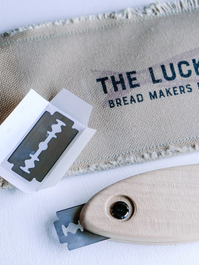 Lucky Sardine Bread Makers Dough Scoring Wooden Lame