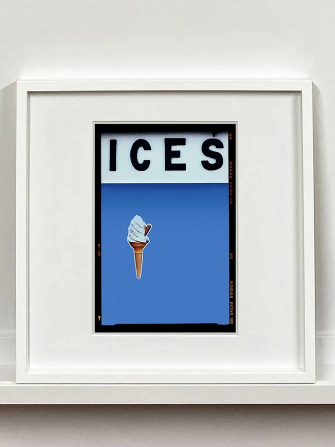 'ICES', Baby Blue, Bexhill on Sea, Colourful Artwork