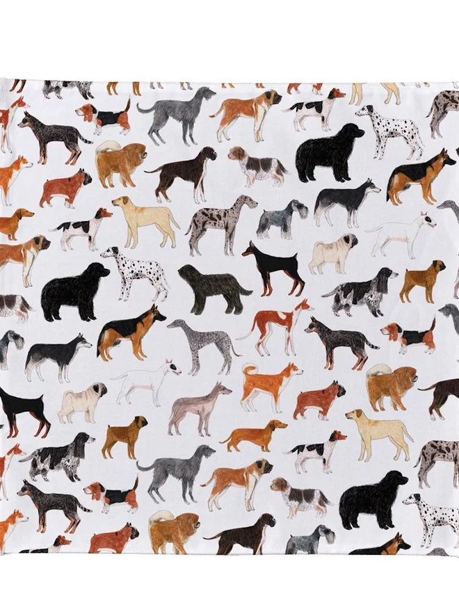 Dogs Handkerchief Pocket Square 