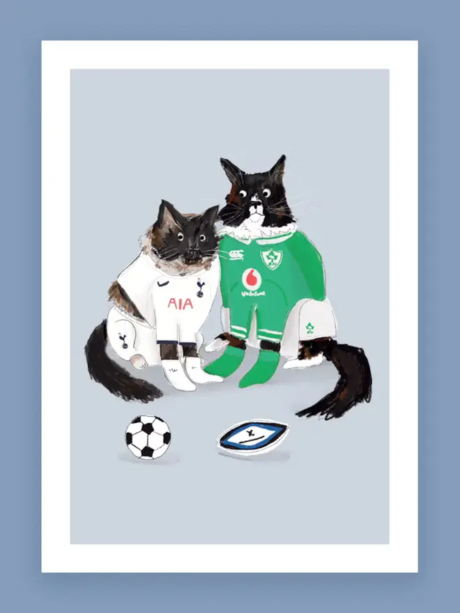 personalised pet football shirt portrait
