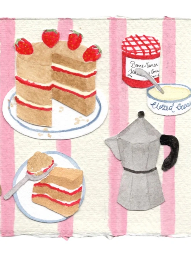 High Tea Greetings Card