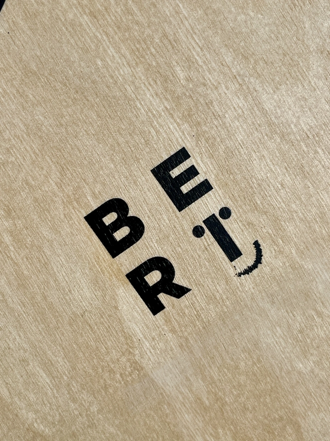 Bert signature on bellyboard