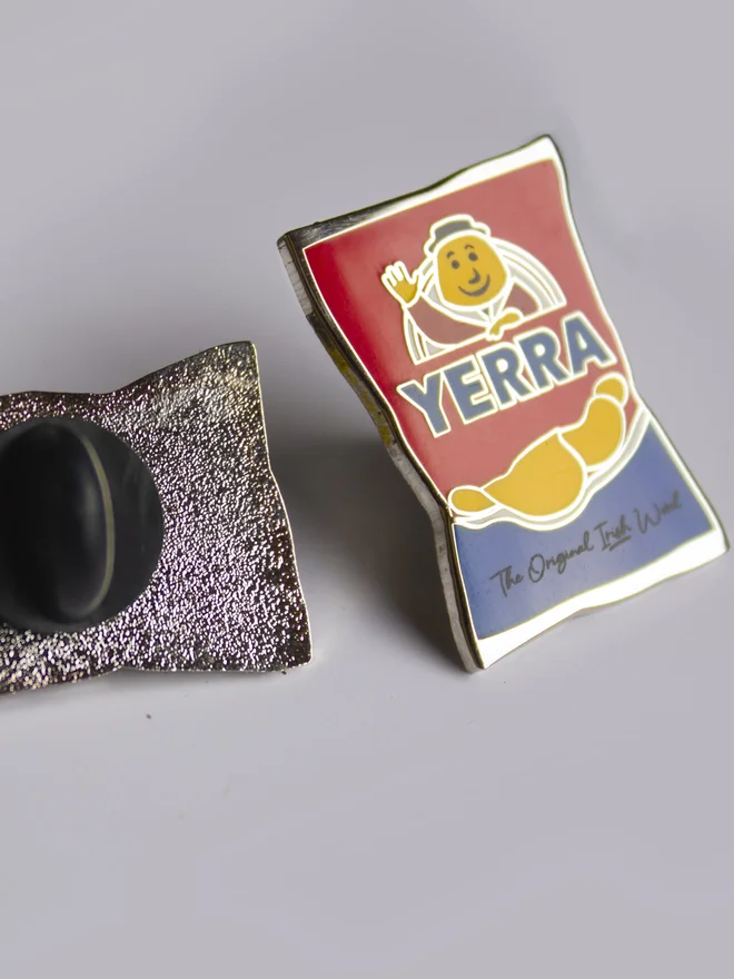 yerra enamel pin