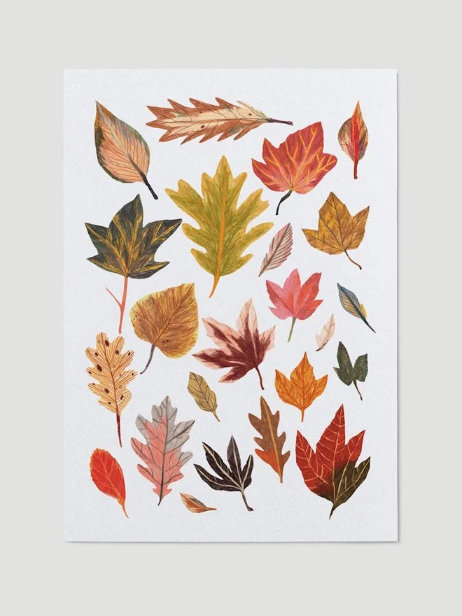 Autumn Leaves Print