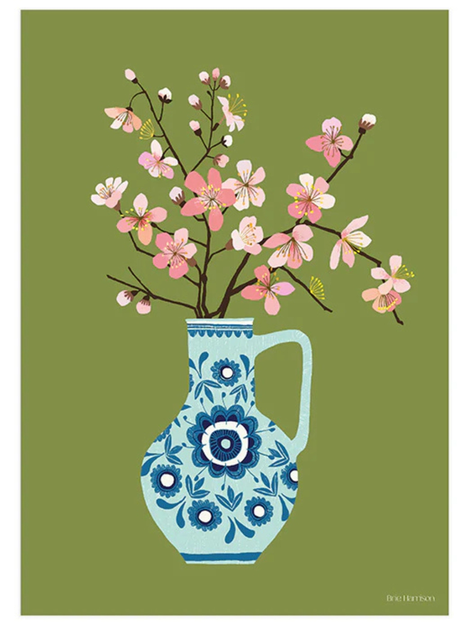 cherry blossom print brie harrison