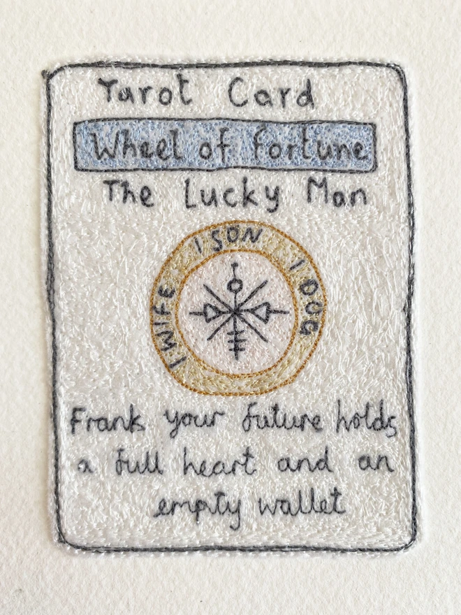 The Lucky Man Embroidered Tarot
