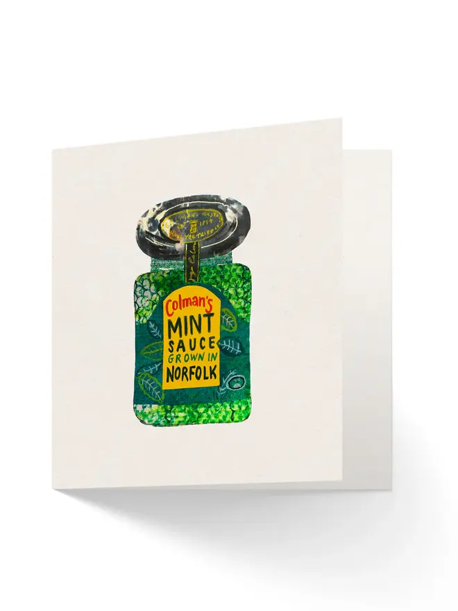 Food Greetings Cards (Pack Of 4) In the Mint
