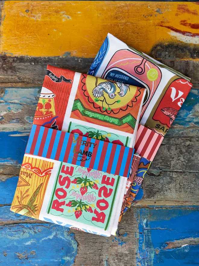 matchbox print teatowel