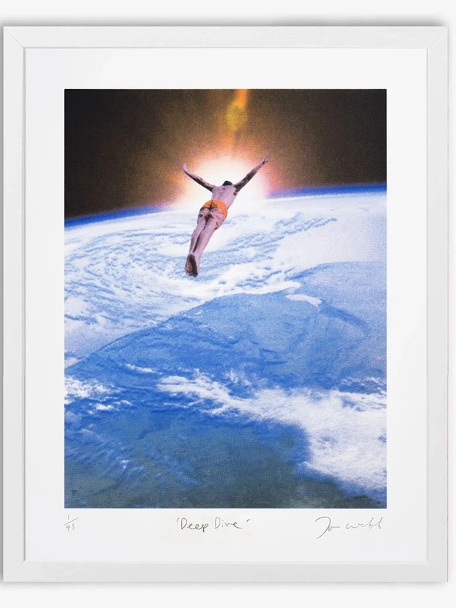 Deep Dive Silkscreen Print 