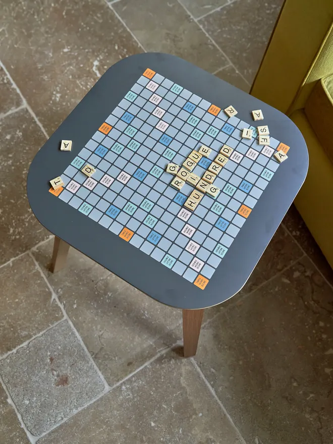 Scrabble Side Table