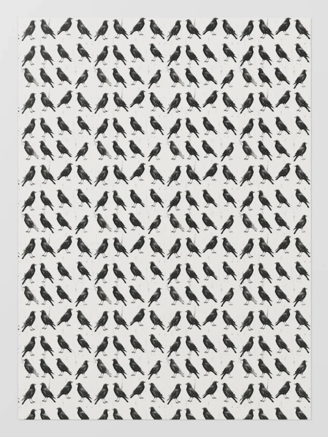 Crow Wrapping Paper 