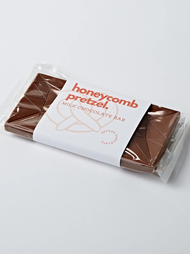 Honeycomb Pretzel Milk Chocolate Bar