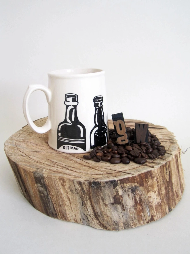 Big Bottle Mug, Tankard Gift