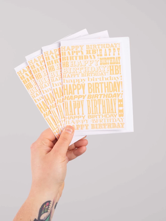 Happy Birthday Greetings Card Multi Pack
