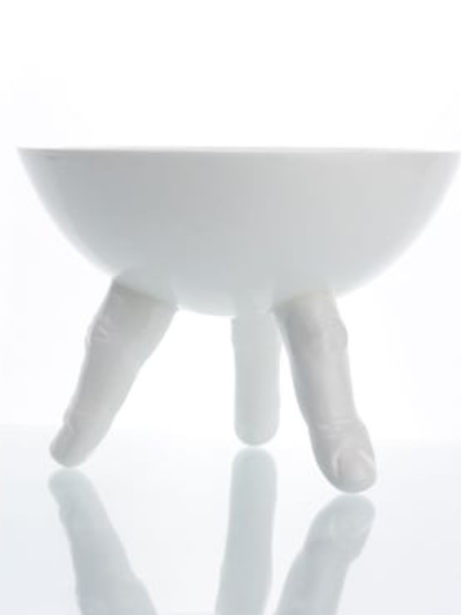 Fingers bowl. Halloween decor.