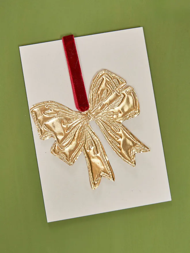 Bow Christmas tree decoration
