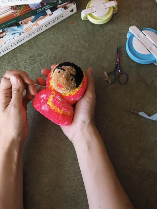 Custom Pom Pom Person