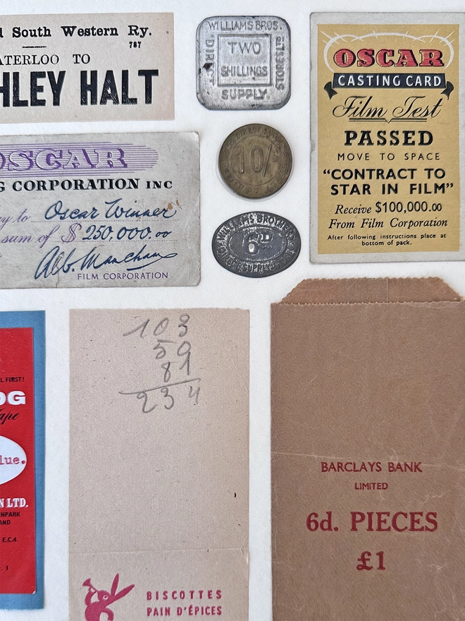 assorted ephemera