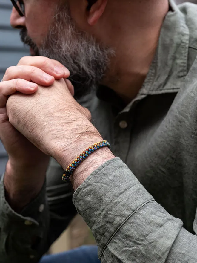 men chunky bracelet