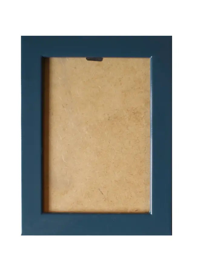 inky blue lacquered frame