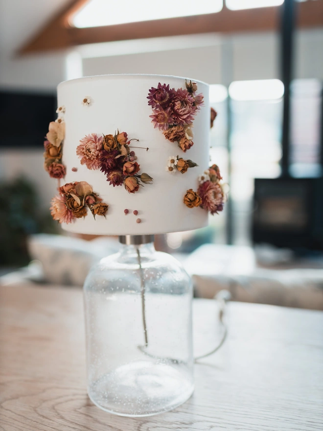 Floral lampshade