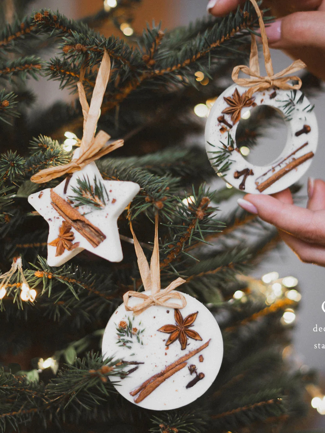 Christmas soy wax melt tree decoration