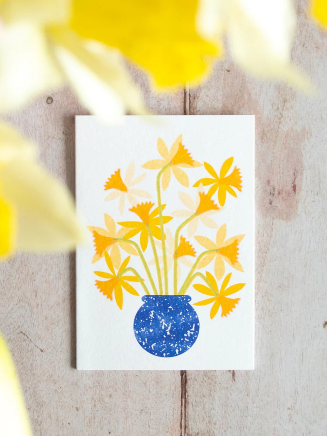 Daffodil card