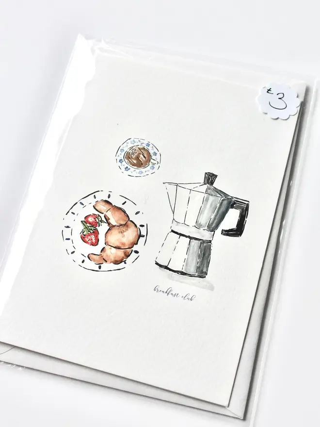 Breakfast Club Greeting Card 