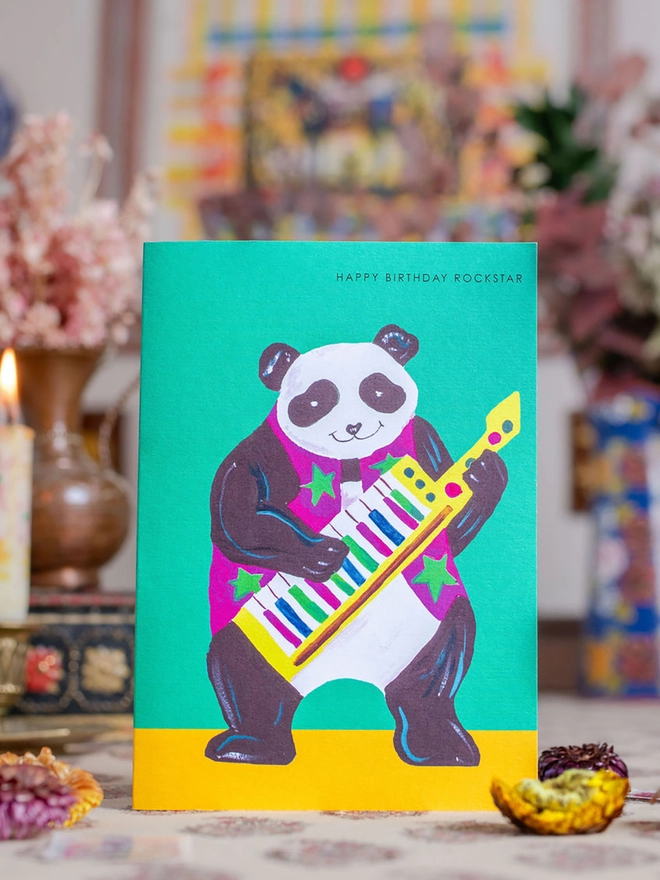 panda birthday card