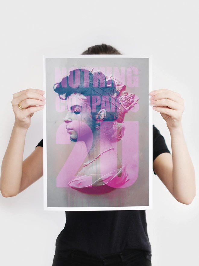 Prince 'Nothing Compares 2U' Art Print - unframed