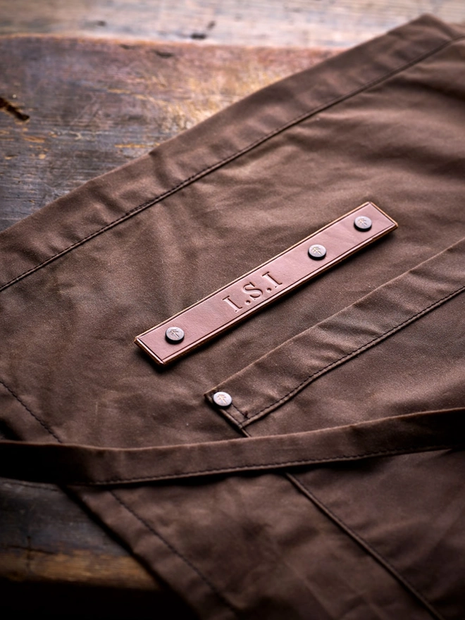 With Personalised Leather Cloth Holder - Max 8 letters ( +£17.50)