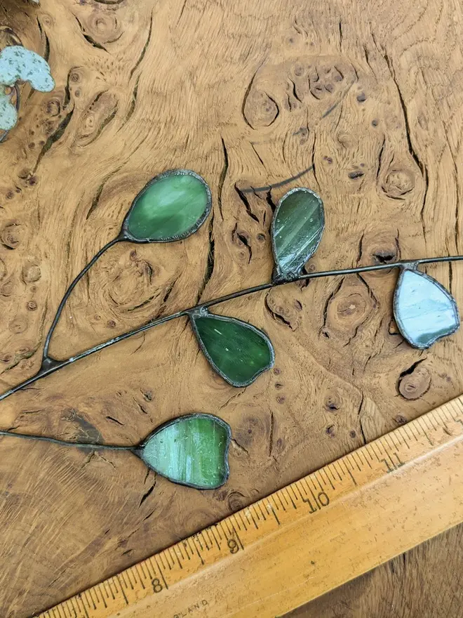 Stained Glass Eucalyptus Stem