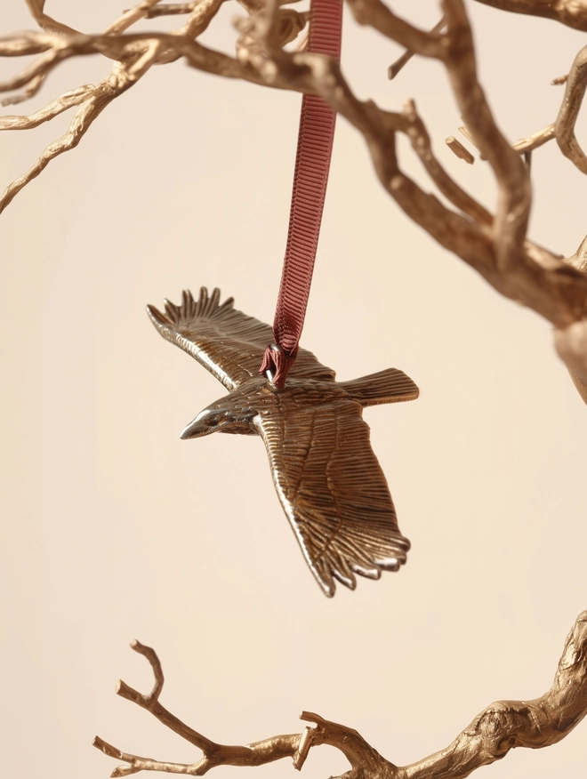 Brid Hanging Decoration hanging from twig