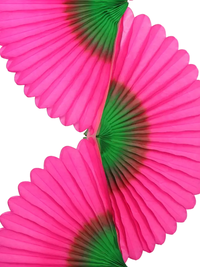 Two-Tone Fan Garland