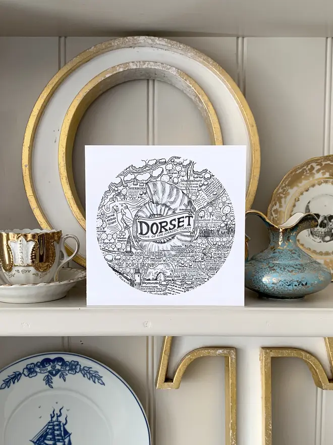 Dorset greetings card