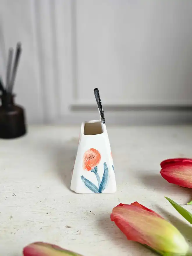 small Handmade ceramic vase