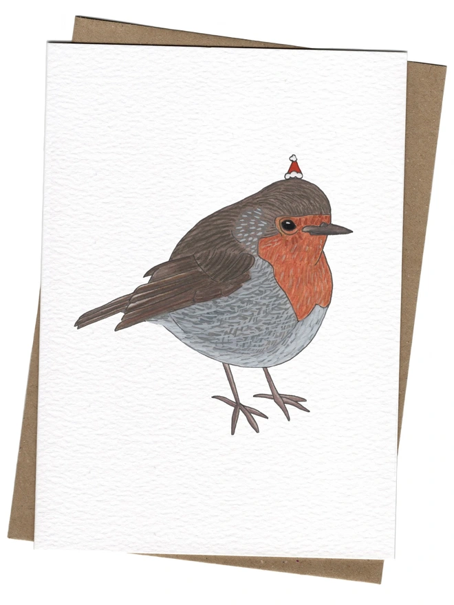 Robin Christmas Card