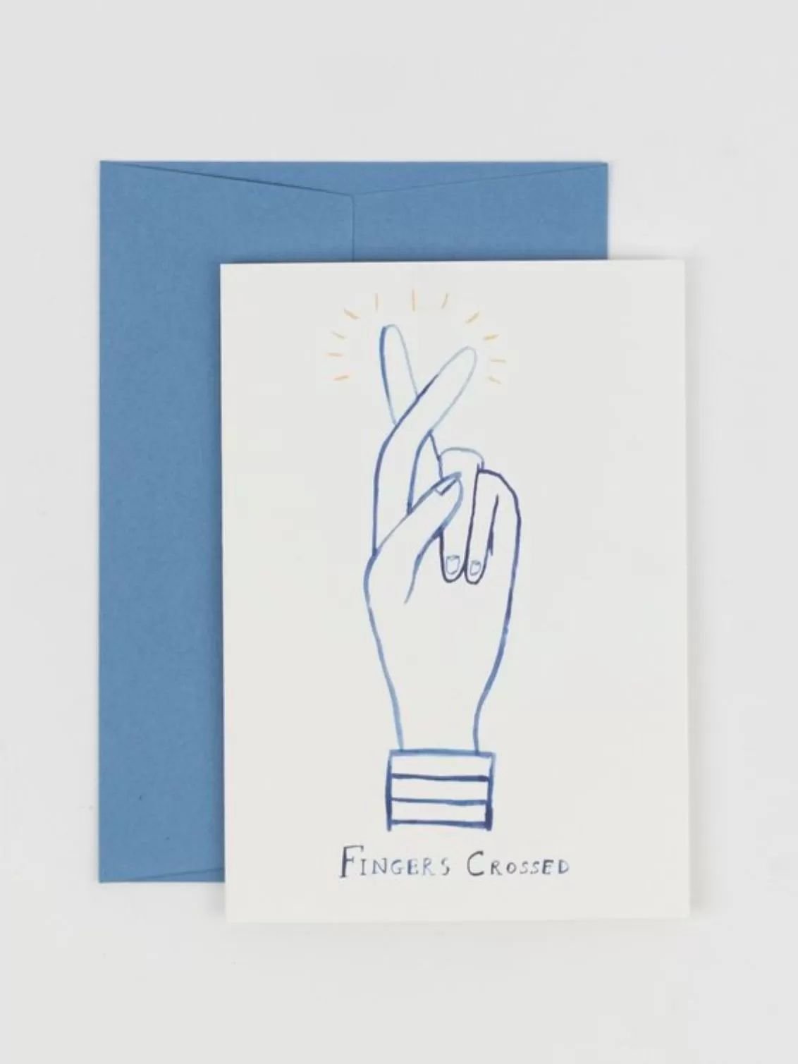 Fingers Crossed Card