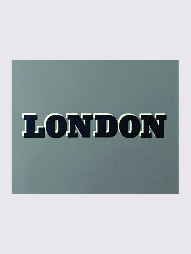 London print unframed