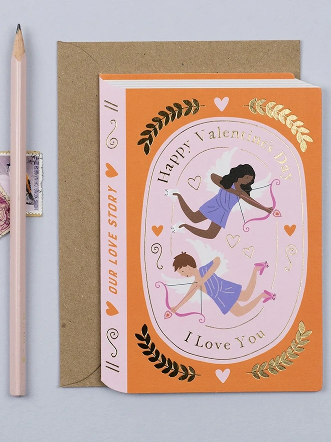 Fairytale Cupid Valentine's Card