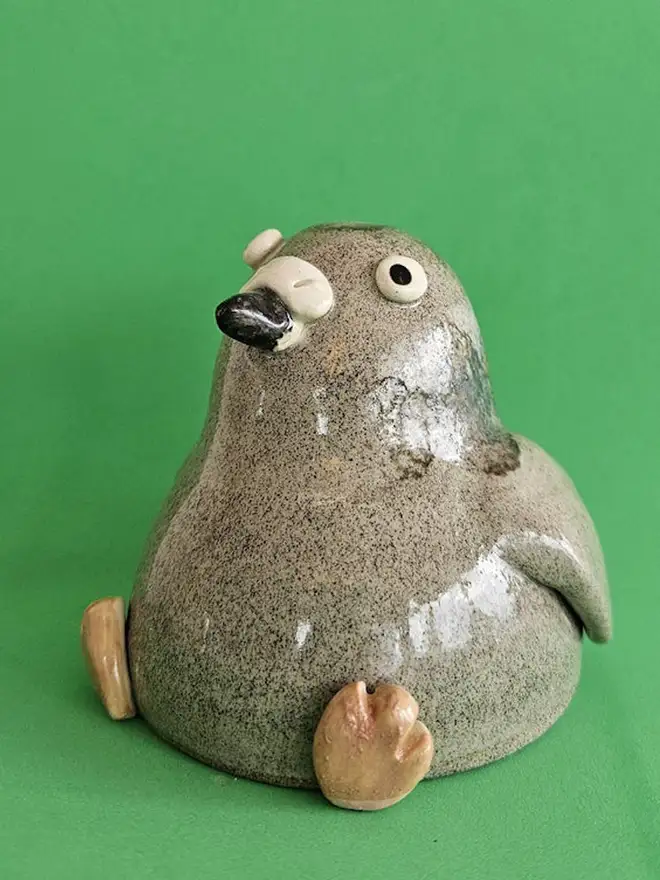City Pigeon Ceramic Sculpture 