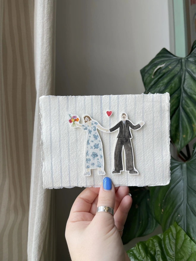 Custom Wedding Day Portrait