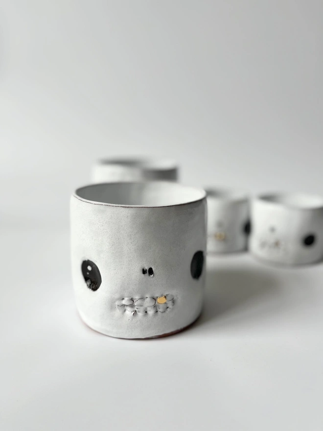 Plant Pot in the Shape of a Skull